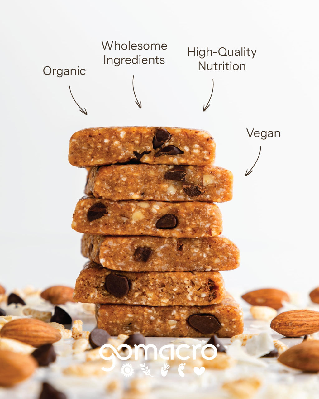 GoMacro MacroBar Organic Vegan Protein Bars