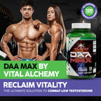 Vital Alchemy DAA MAX Testosterone Booster for Men - 120 Capsules - image 2