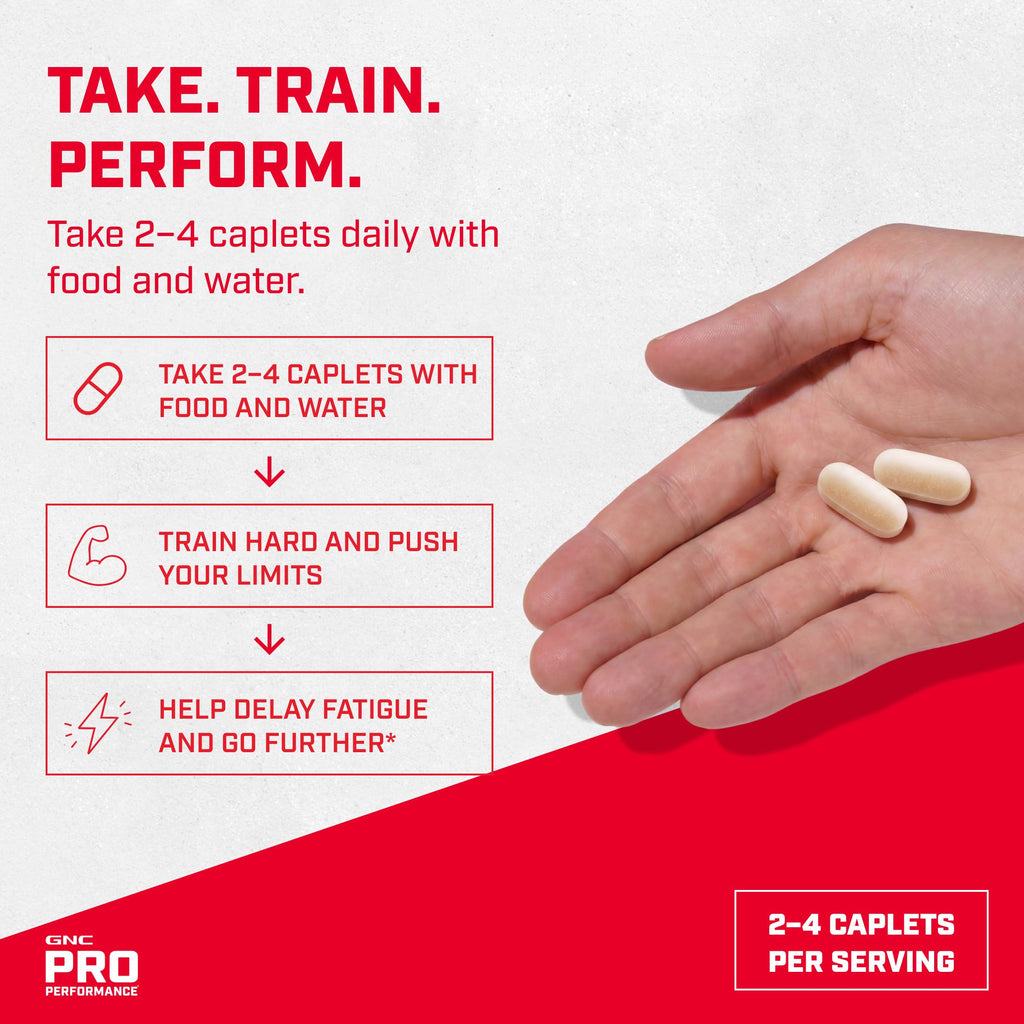 GNC Pro Performance Beta-Alanine - 120 Caplets - image 5
