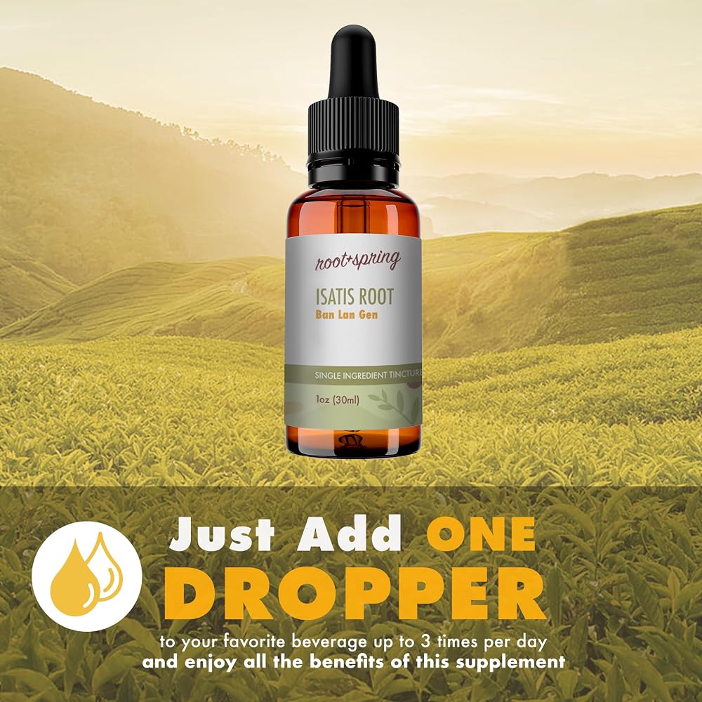 Isatis Root - Ban LAN Gen - Herbal Tincture (Liquid Extract)