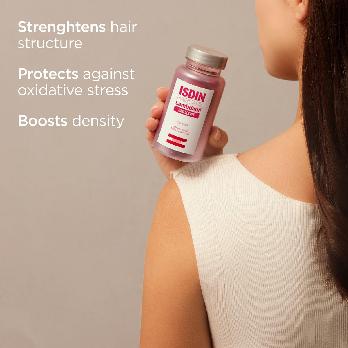 ISDIN Lambdapil Hair Density Supplement for Thinning Hair - 60 Capsules - image 3