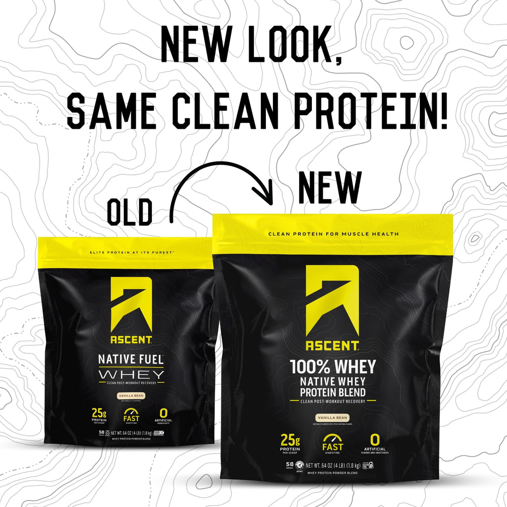 Ascent Whey Protein Powder - Post Workout Whey Protein Isolate