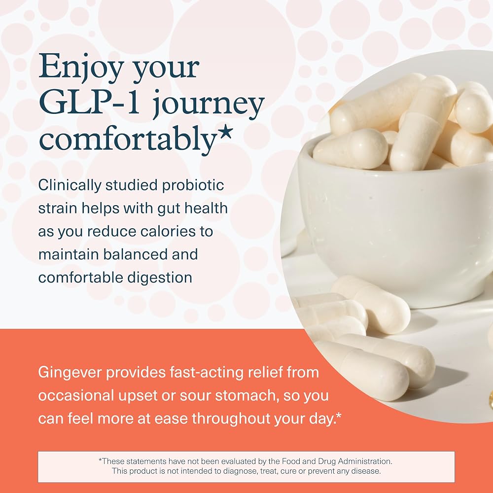 Youtheory 2X Action Probiotic GLP-1 Support - 60 Vegetarian Capsules - image 4