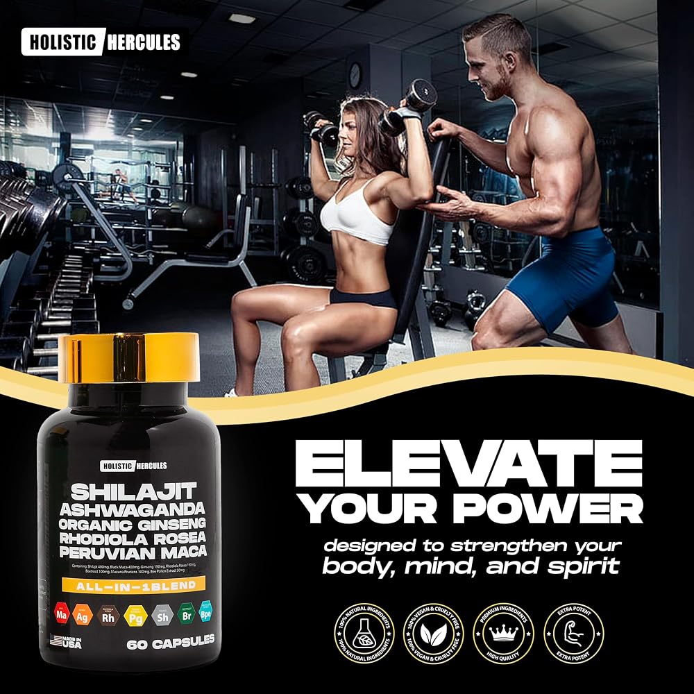 Holistic Hercules Rhino Horn Shilajit Blend Vitality Boost - 30 Capsules - image 6