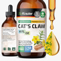 BIO KRAUTER Cat's Claw Tincture for Mobility & Antioxidant Support - 4 Fl Oz