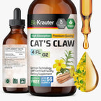 BIO KRAUTER Cat's Claw Tincture for Mobility & Antioxidant Support - 4 Fl Oz