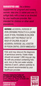 21st Century PreNatal Multivitamin + DHA - 120 Count - image 3