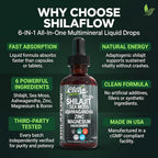 Clean Nutraceuticals Shilajit Drops Liquid with Sea Moss Ashwagandha - 2 Fl Oz - image 8