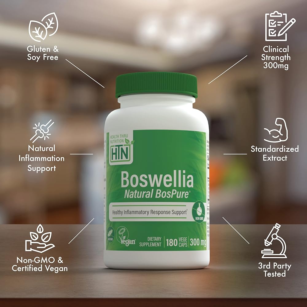 Health Thru Nutrition Boswellia 300mg - 180 Capsules - image 4