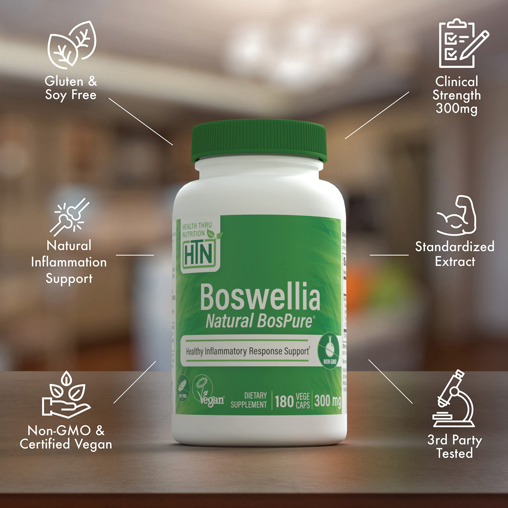 Health Thru Nutrition Boswellia 300mg - 180 Capsules - image 4