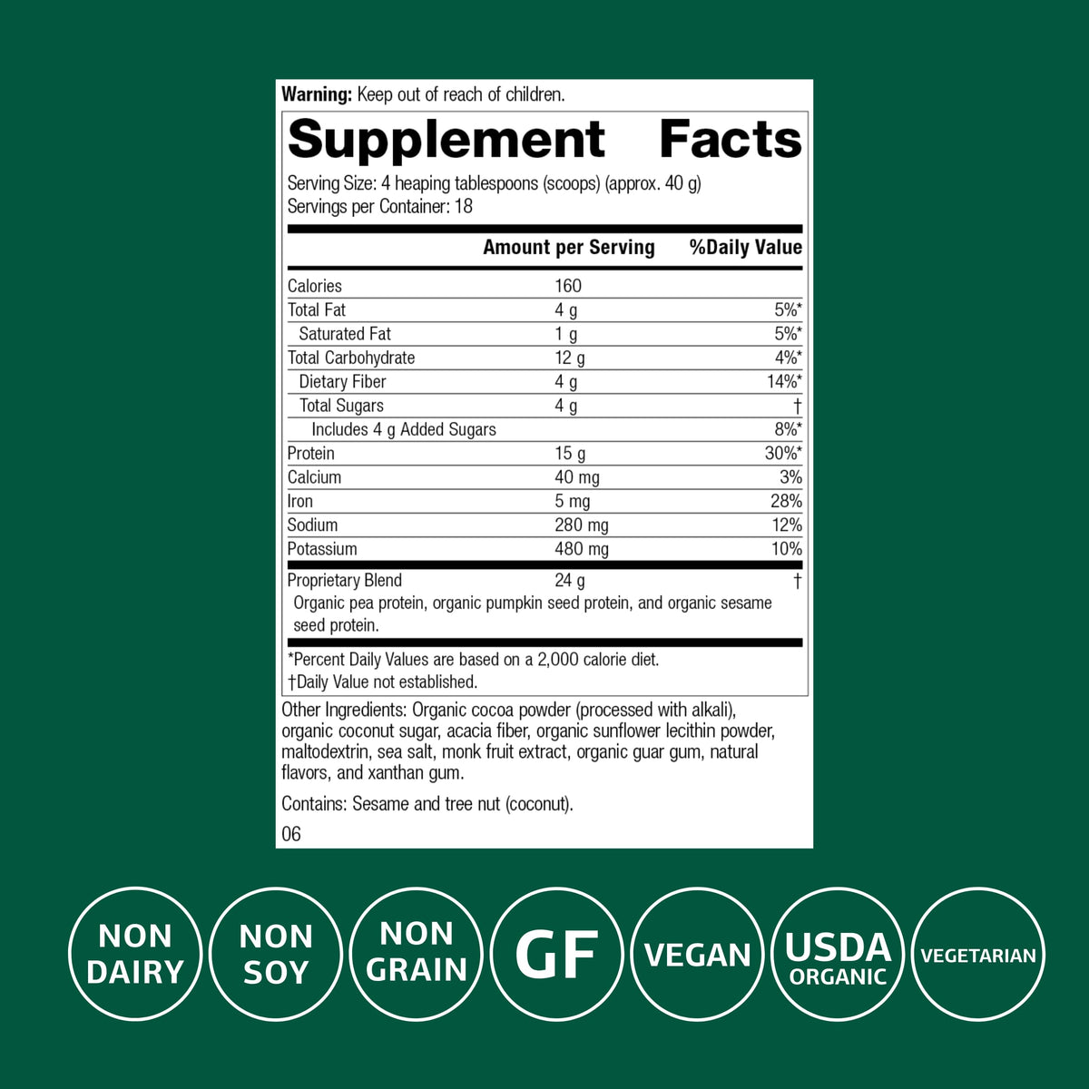 Standard Process Inc. PROTEIN_SUPPLEMENT_POWDER