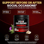 LIFE HAPPNS BE READY Pour Decisions Alcohol Support - 60 Capsules - image 4