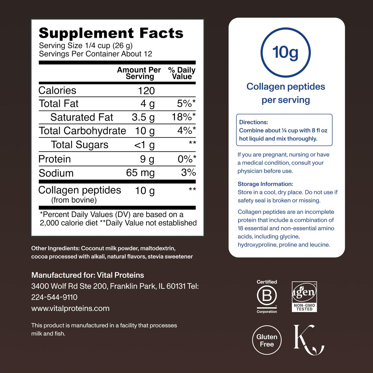 Vital Proteins Collagen Coffee Creamer