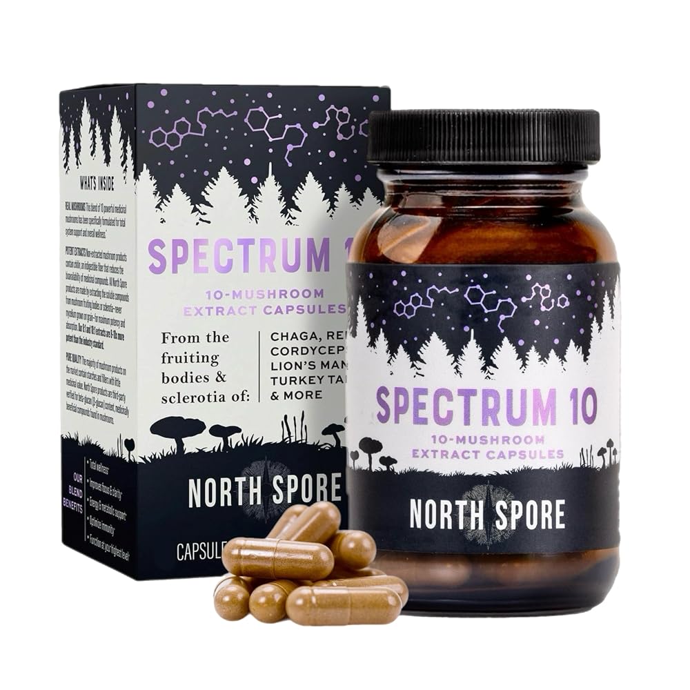 North Spore Spectrum 10 Mushroom Extract Supplement