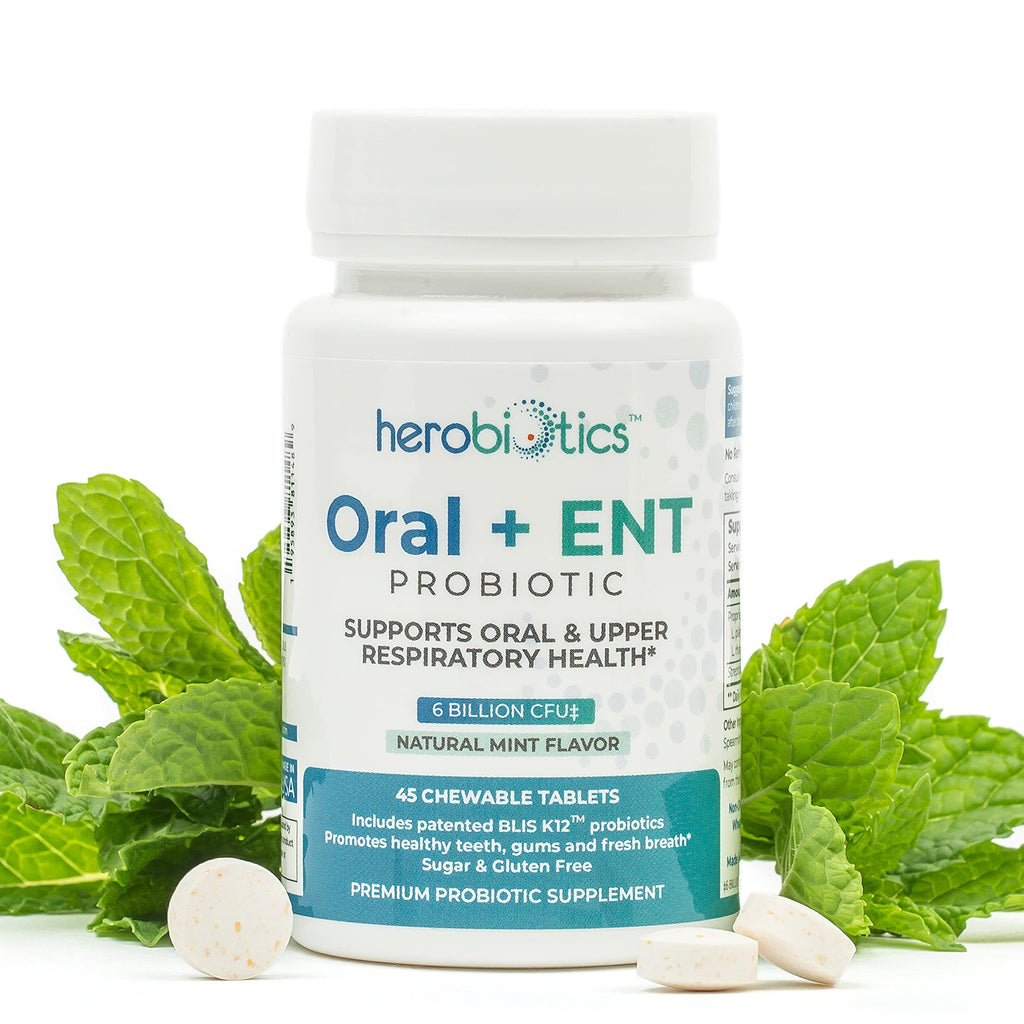 Herobiotics Oral Probiotics 6 Billion CFU - 45 Chewable Tablets - image 9