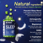 NEVISS GABA, L-tryptophan, Magnesium, Ashwagandha, Non-melatonin