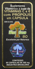 Wax Green Propolis 80 Capsules - 60 Count