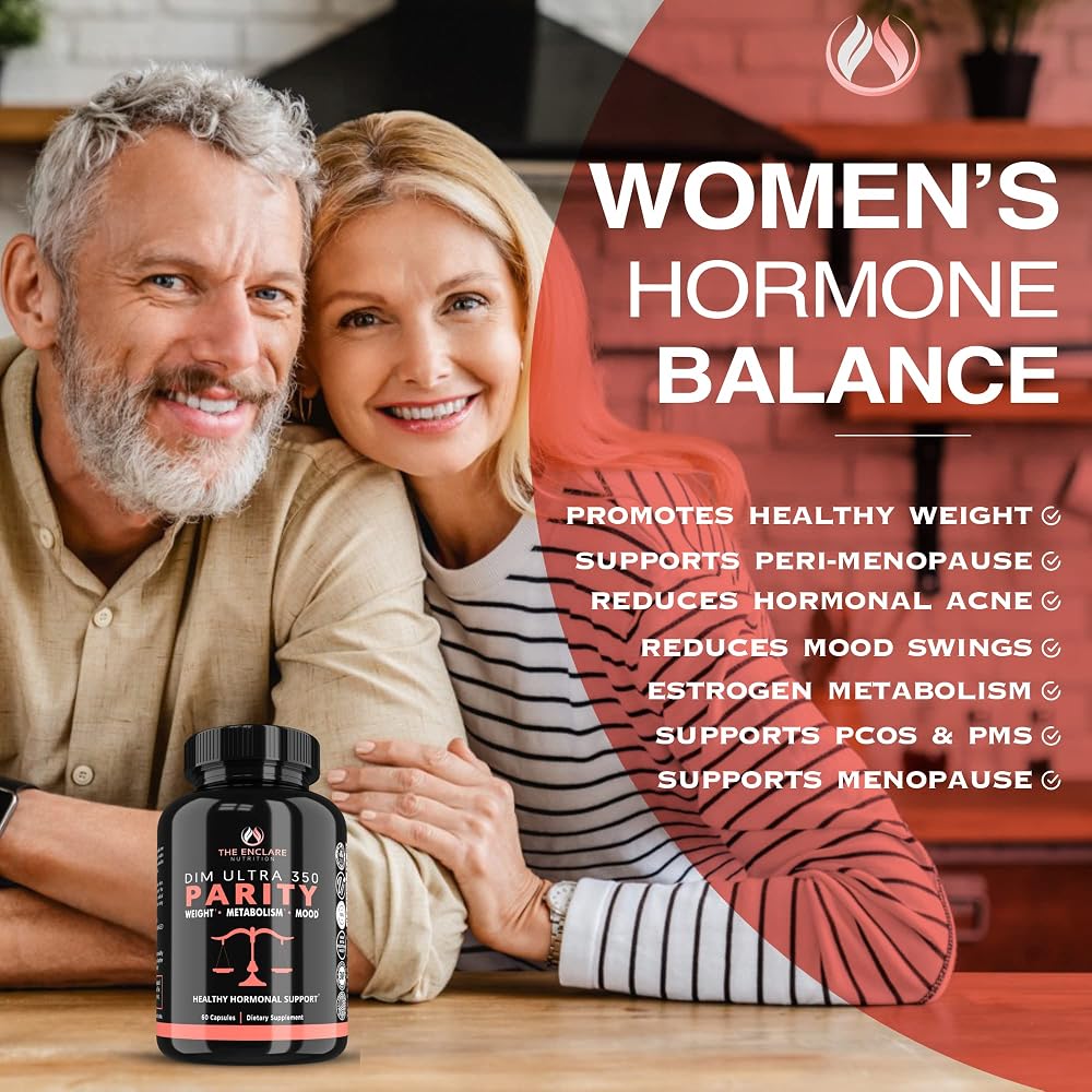 ENCLARE DIM Supplement 350mg Hormone Balance - 60 Capsules - image 4