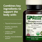 Standard Process Organically Bound Minerals Iodine - 180 Tablets - image 4