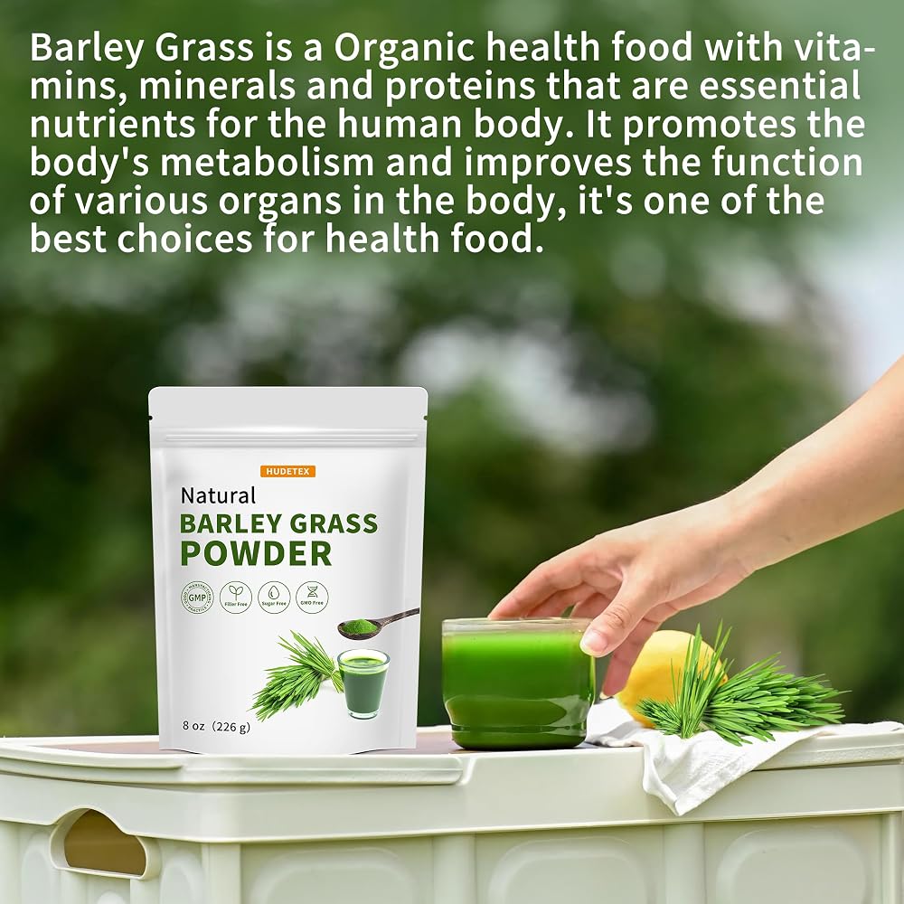 Hudetex Barley Grass Juice Powder - 8 oz - image 9