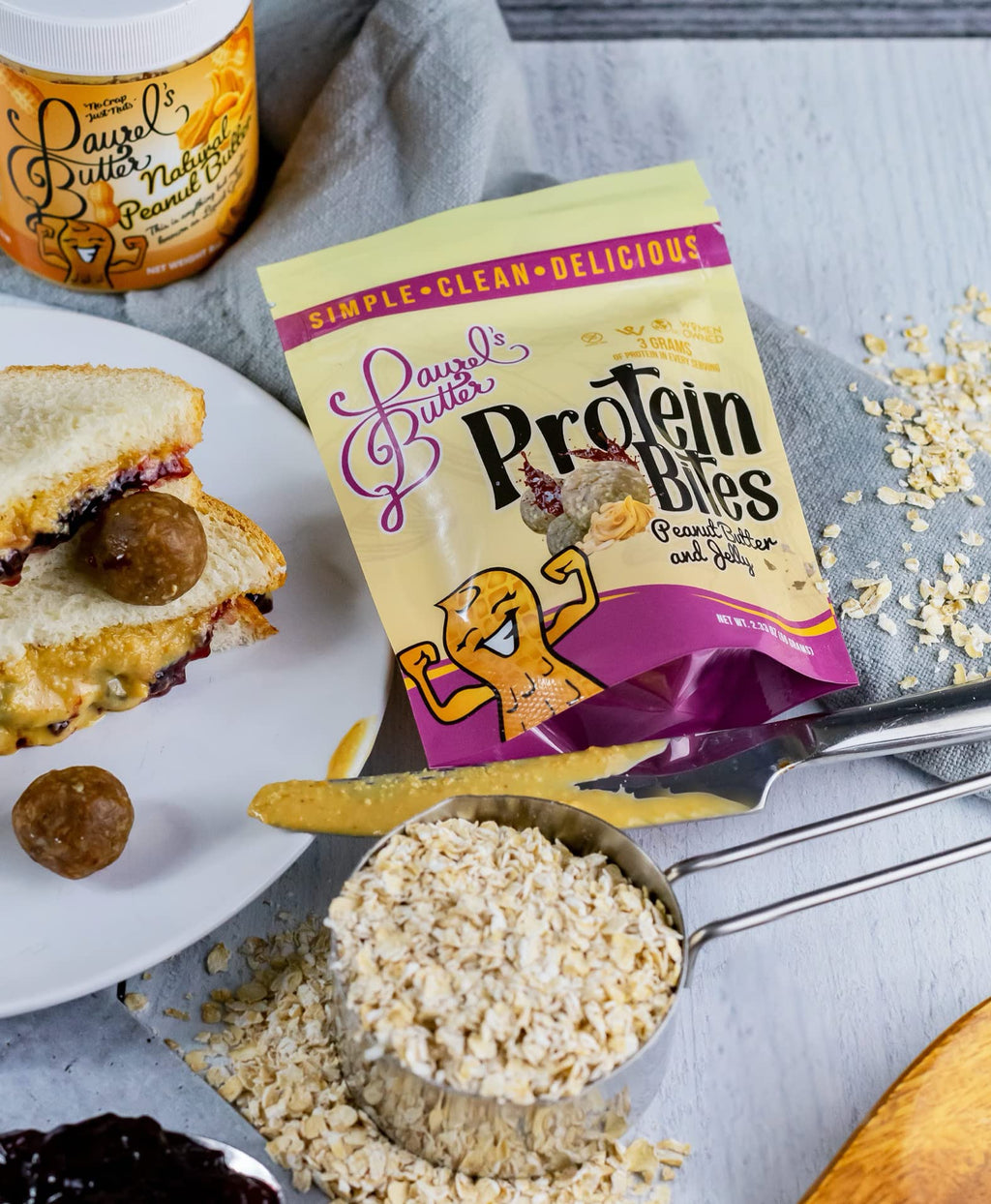 Laurel's Butter PB&J Protein Bites - 6 Bites - image 3