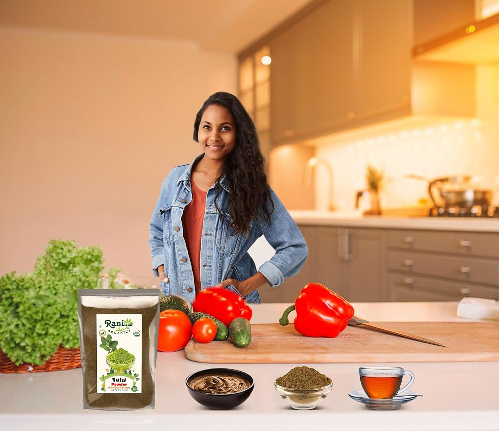 Rani Organic Tulsi Powder Holy Basil - 200g - image 5
