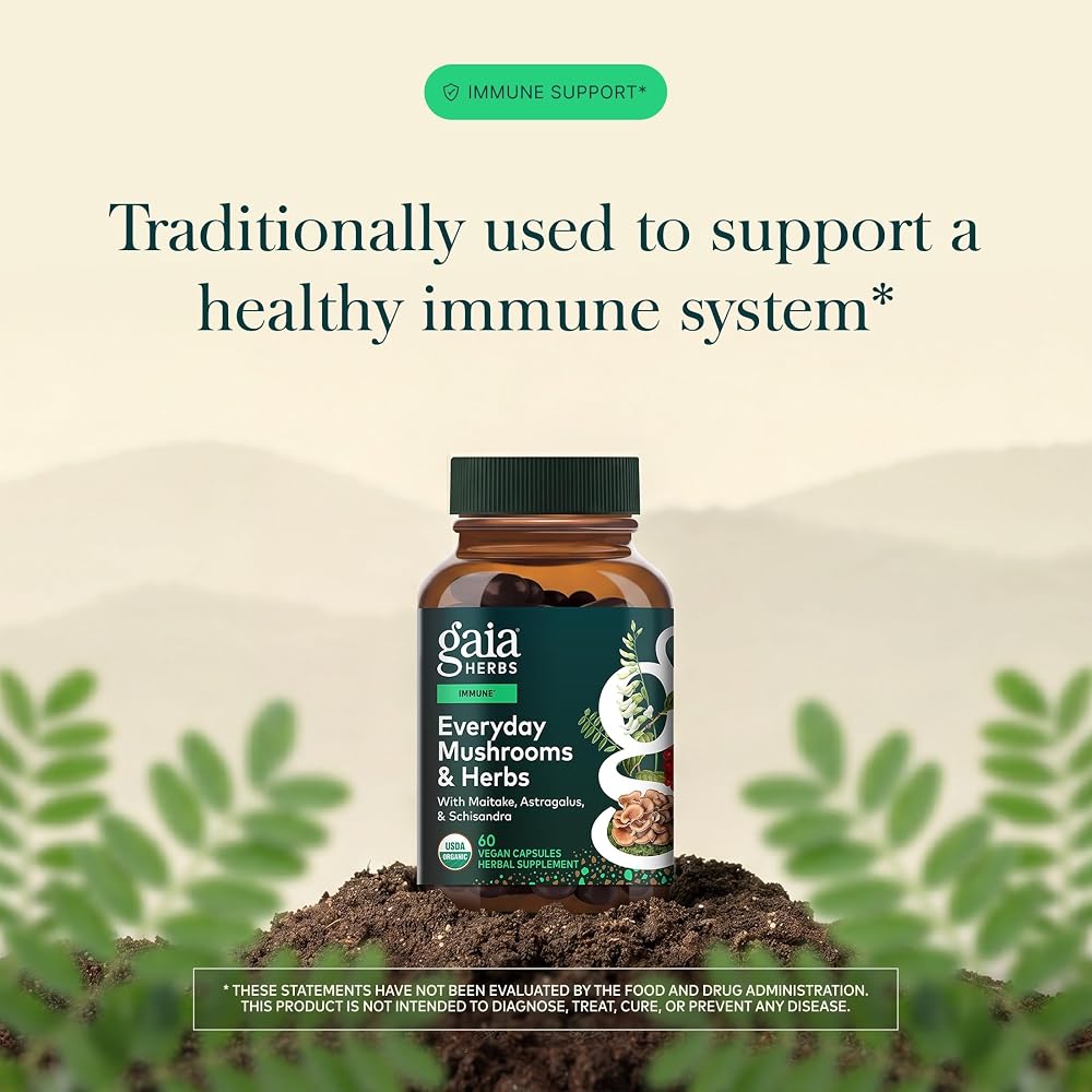 Gaia Herbs Everyday Immune Herbal Supplement - 60 Vegan Capsules - image 3