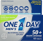 One A Day Men's 50+ Healthy Advantage Multivitamin - 65 Tablets