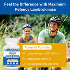 Spliferkou Liposomal Lumbrokinase Nattokinase Serrapeptase Complex - 60 Capsules - image 7