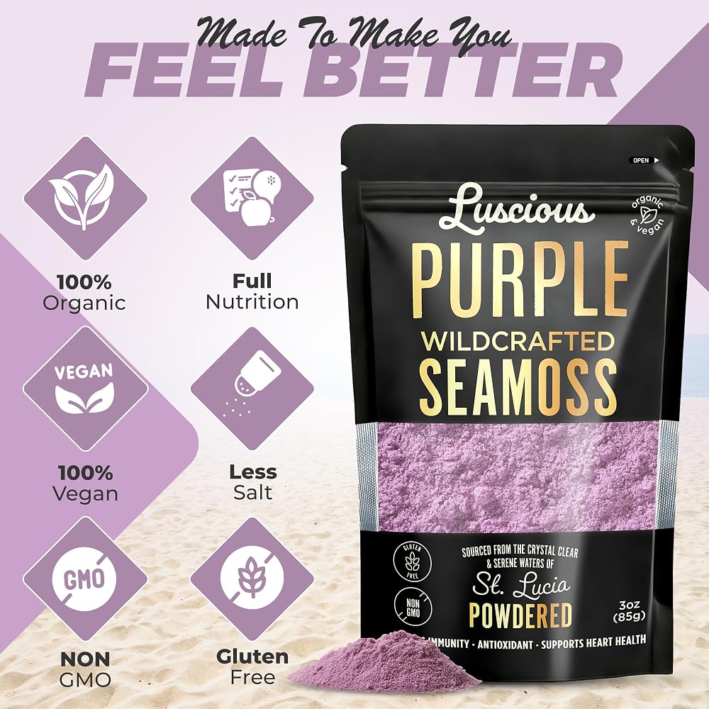 Generic Luscious Sea Moss Powder -3 Pack of