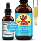 My Spectrum Heroes Calm & Focus Supplement Drops for Brain Support - 60 ml