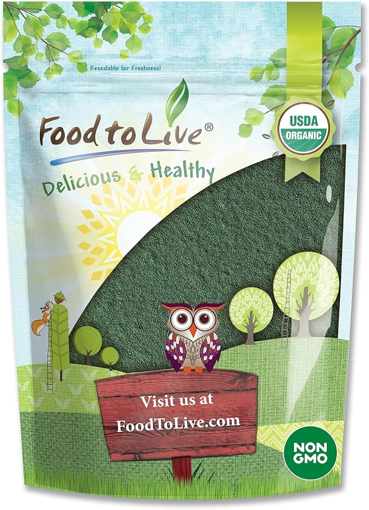Food to Live Organic Chlorella Powder - 4 Ounces