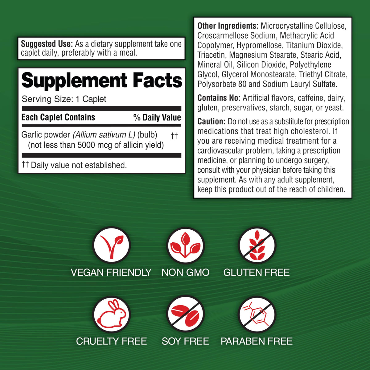 Garlique Garlic Extract Supplement - image 2