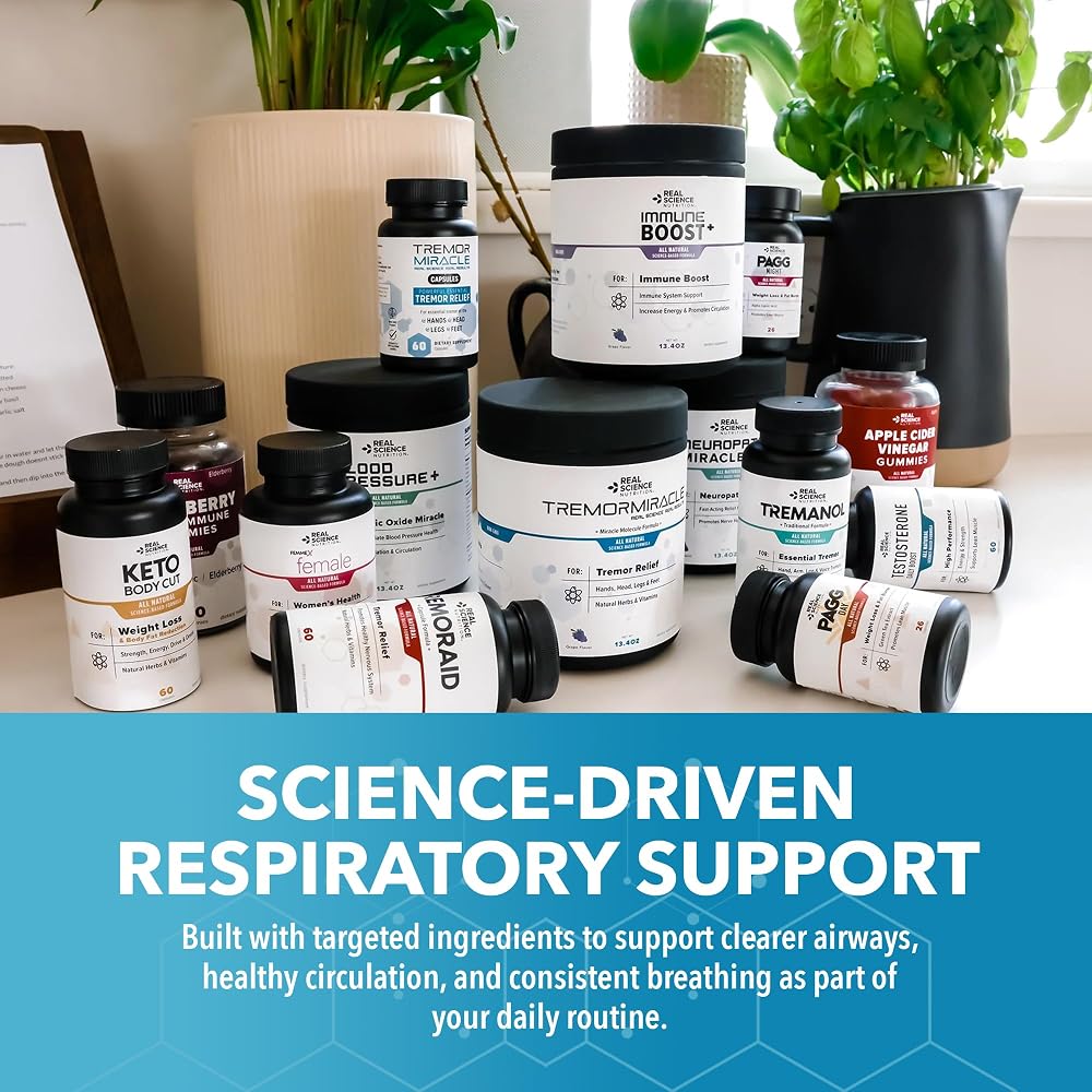 Real Science Nutrition Cystic Miracle Lung Support - 60 Capsules - image 9