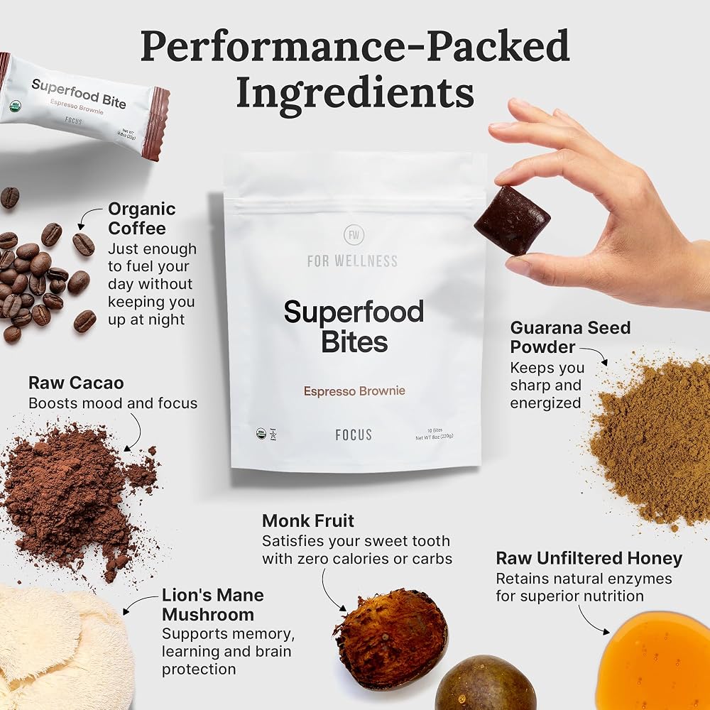 For Wellness Superfood Bites Focus