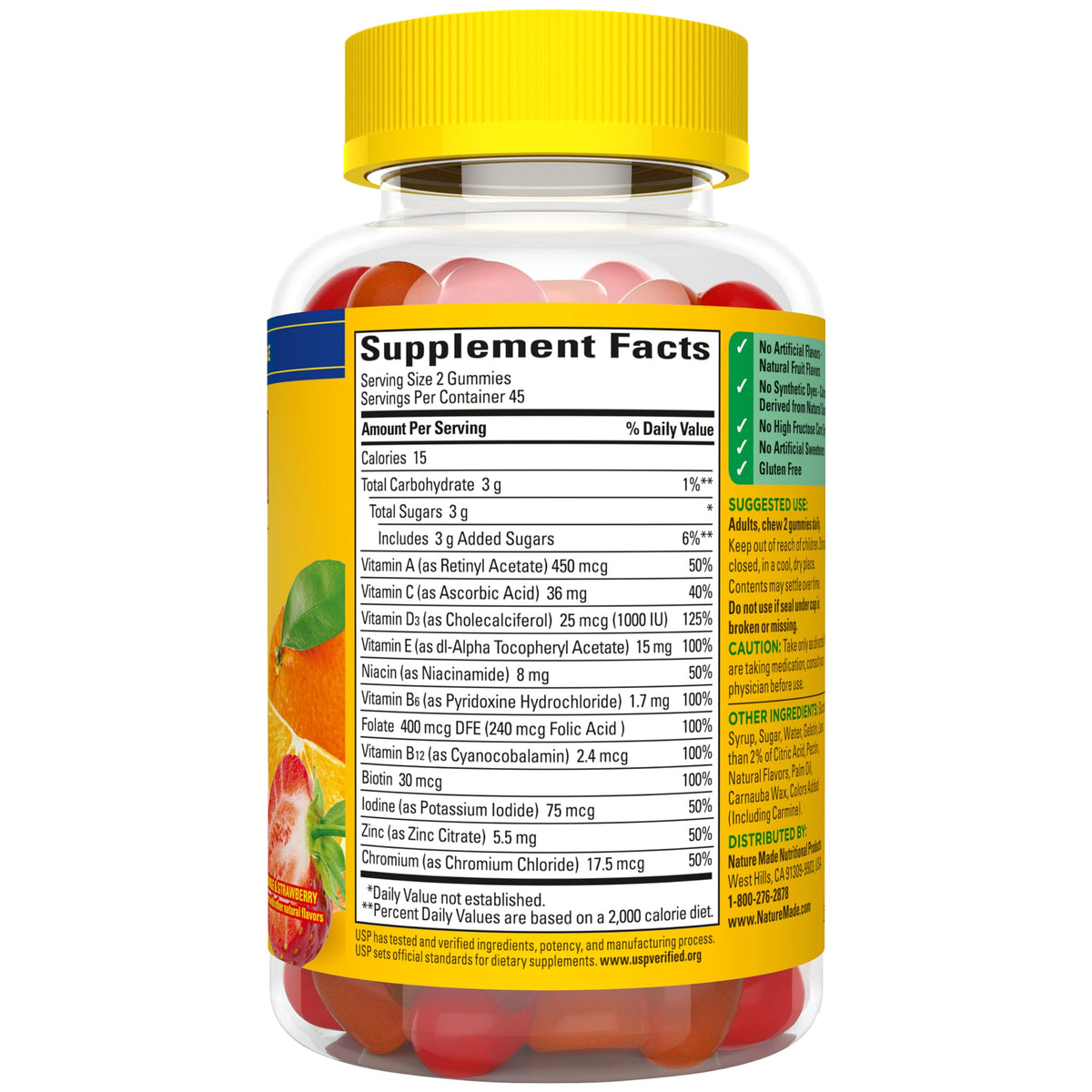 Nature Made Multivitamin Gummies for Daily Nutritional Support - 90 Gummies - image 8