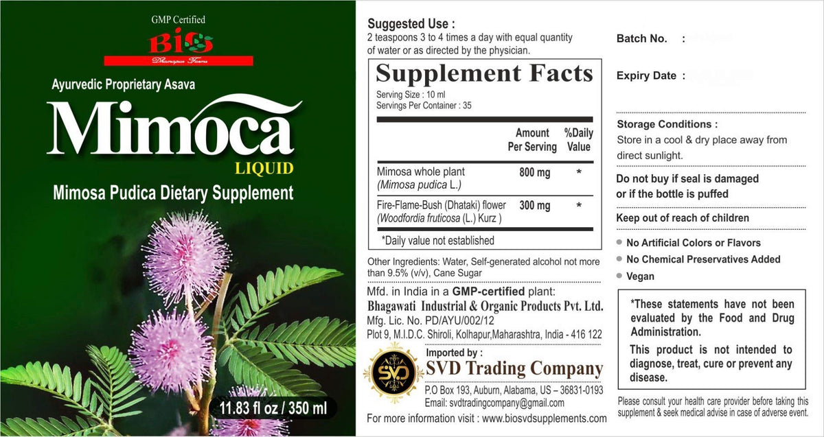 BIO Dhamapur Farms Mimosa Pudica Liquid Extract for Sleep - 11.83 fl oz - image 3