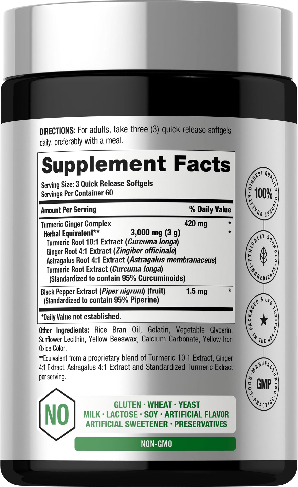Horbäach Turmeric and Ginger Supplement