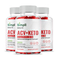 Gold Nutra Simpli Health ACV Keto Gummies Maximum Strength - 3 Pack