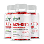 Gold Nutra Simpli Health ACV Keto Gummies Maximum Strength - 3 Pack