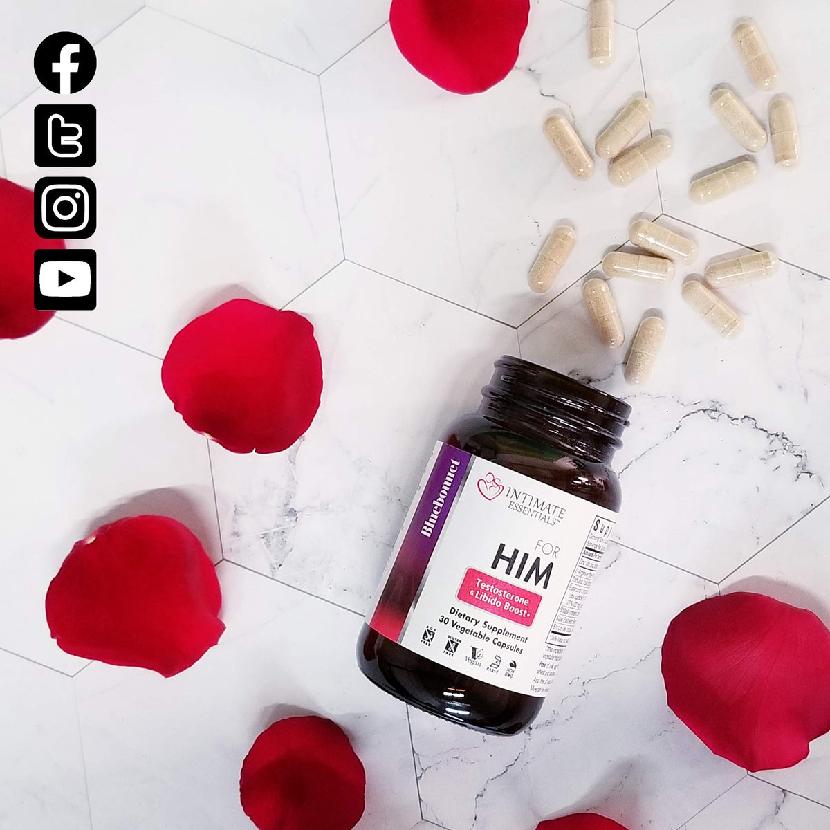 BlueBonnet Intimate Essentials for Him Testosterone & Libido - image 7