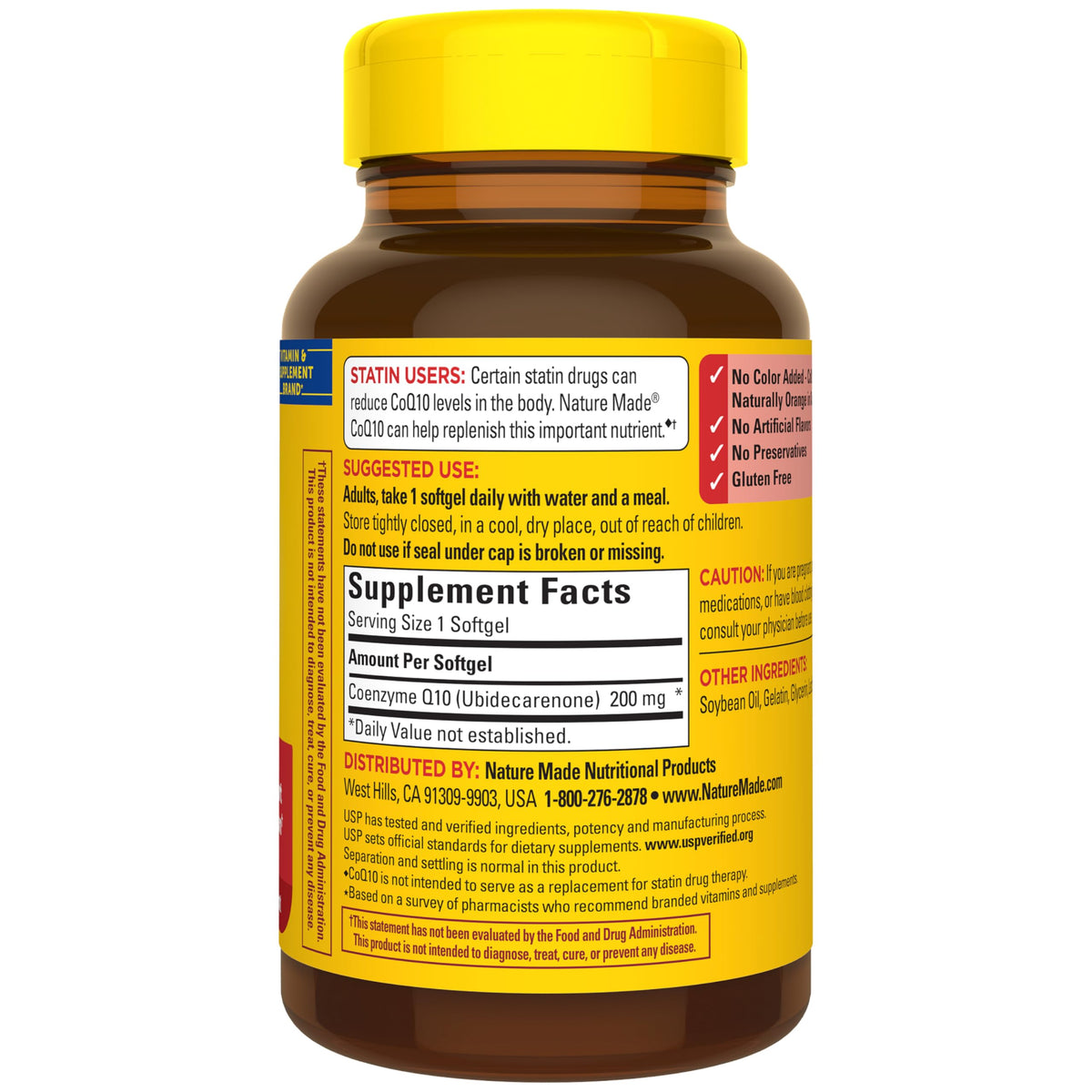 Nature Made CoQ10 200mg Softgels for Heart Health - 105 Softgels - image 8