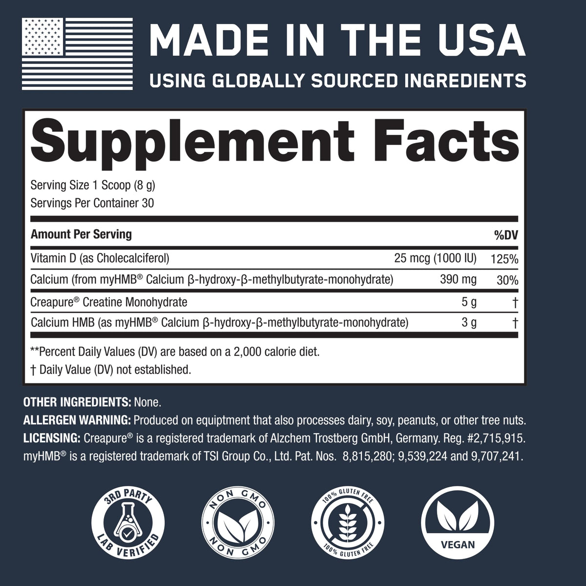 SteelFit Creatine HMB Powder with Creapure - 30 Servings - image 9