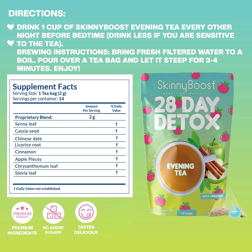 SkinnyBoost Detox Tea Kit with Green Tea & Garcinia Cambogia - image 5