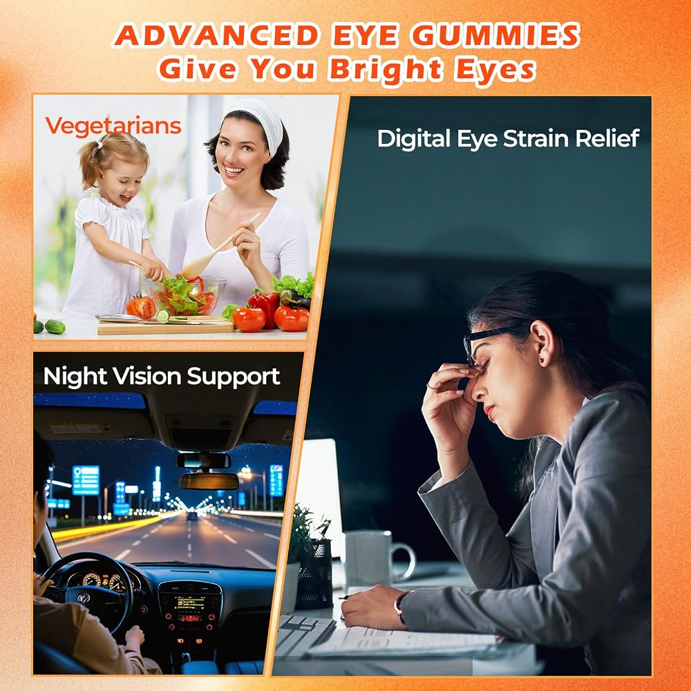 ATLEMISME Lutein Gummies with Zeaxanthin & Vitamin A - 60 Gummies - image 3