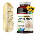 BIO KRAUTER Lion's Mane for Focus Support & Brain Health - 250 Capsules