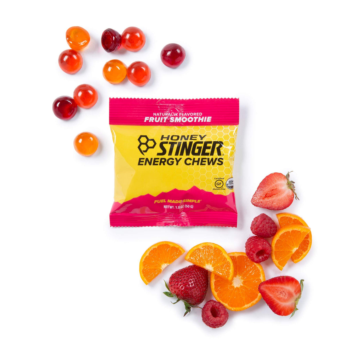 Honey Stinger Organic Energy Chews Fruit Smoothie - 12 Pack - image 4
