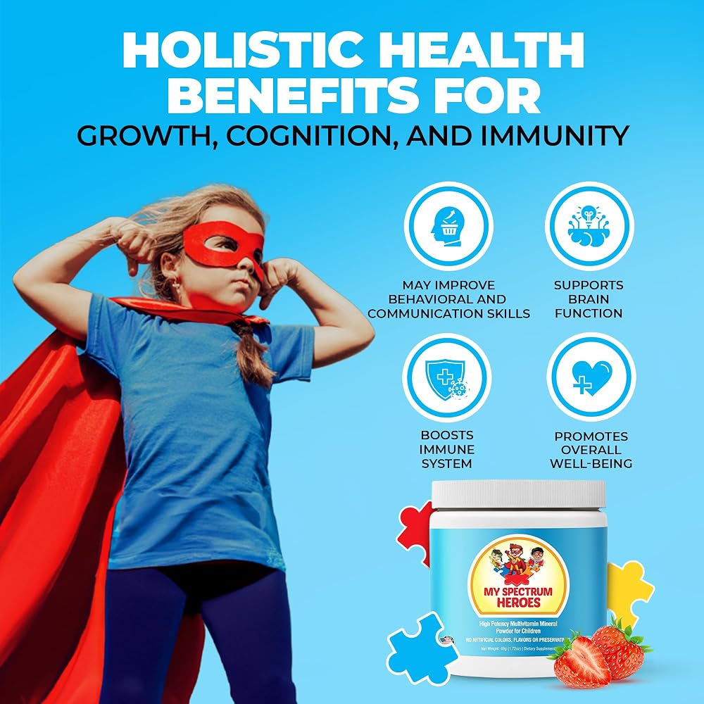 My Spectrum Heroes Kid's Multivitamin Supplement - Natural Calm