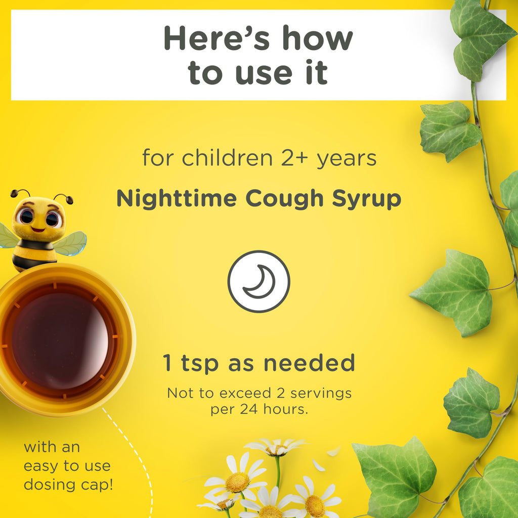 Zarbee's Kids Nighttime Cough Syrup + Mucus with Honey - 4 fl oz - image 6