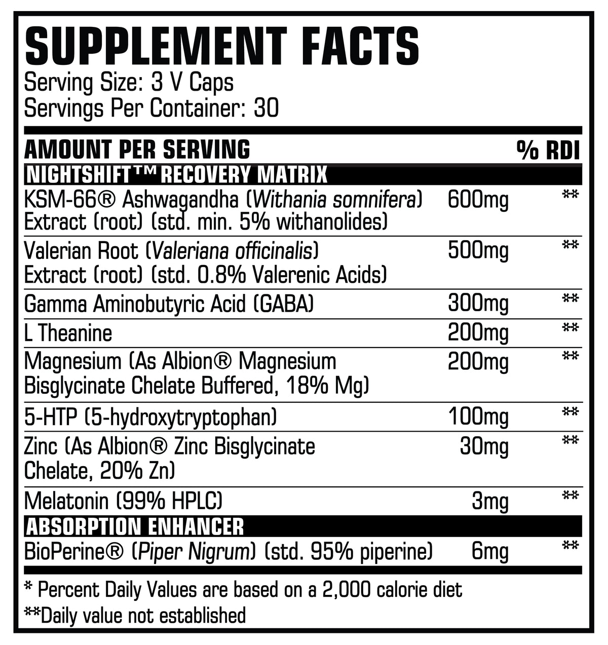 PROCCOR NightShift Sleep Support with KSM66 Ashwagandha - 90 Vegan Capsules - image 2